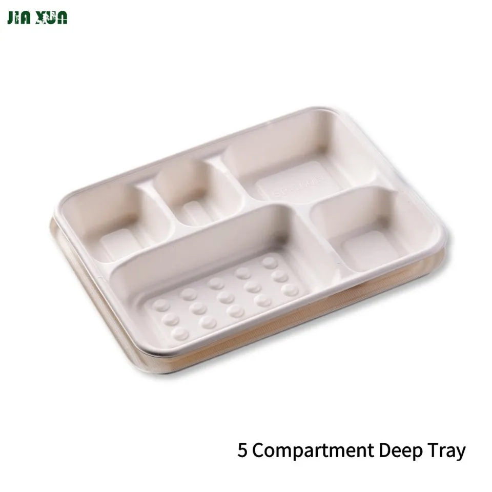Biodegradable Sugarcane Trays